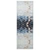 vidaXL Runner Tappeto LESAKA Argento 80 x 300 cm Velluto diamante