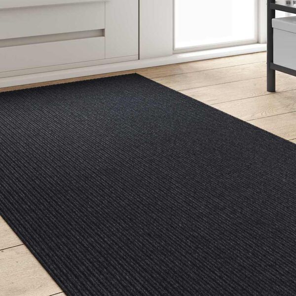 vidaXL Runner in Moquette Antracite 80 x 500 cm Tessuto
