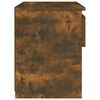 vidaXL Comodino Rovere Fumo 40x30x39 cm Legno Ingegnerizzato