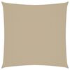 vidaXL Vela Parasole in Tela Oxford Quadrata 2x2 m Beige