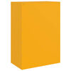 vidaXL Credenza Giallo Senape 67x39x95 cm in Acciaio