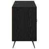 vidaXL Credenza Rovere Nero 100 x 36 x 60 cm Legno multistrato