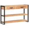 vidaXL Credenza 120x30x75 cm in Legno Massello di Acacia