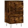 vidaXL Credenza Rovere Fumo 40x35x70 cm in Legno Multistrato