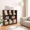 vidaXL Libreria Rovere Marrone 97,5x29,5x100 cm in Legno Multistrato