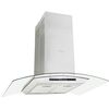 vidaXL Cappa a Isola 90cm con Display LCD e Sensore Touch 756 m&sup3;/h LED