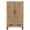 vidaXL Credenza con cassetto Rovere artigianale 69,5 x 30 x 115 cm