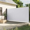 vidaXL Tenda da Sole Laterale Retrattile Bianco 220x500 cm