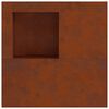 vidaXL Focolare Marrone 100 x 100 x 30 cm