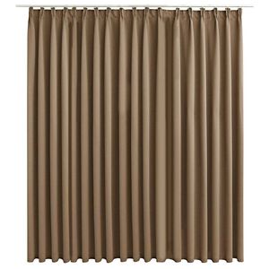 vidaXL Tenda Oscurante con Ganci Grigio Talpa 290x245 cm