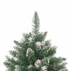 vidaXL Albero di Natale artificiale con 150 LED Verde 120 cm