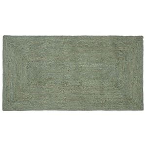 vidaXL Tappeti per area Rettangolare Verde Oliva 60 x 110 cm Juta