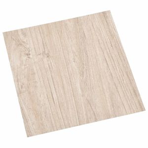 vidaXL Tavole per Pavimenti Bianco e Colore Legno 5,11 m&sup2; 55 pz PVC