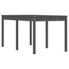 vidaXL Tavolo da Giardino Grigio 159,5x82,5x76 cm Legno Massello Pino