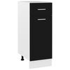 vidaXL Armadio con Cassetto &ldquo;Lyon&rdquo; Nero 30x46x81,5 cm