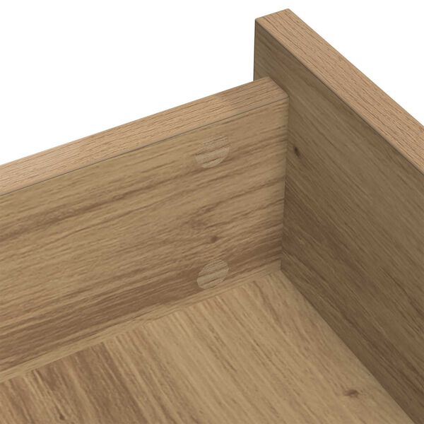 vidaXL Copertura Vite Adesiva 12 pcs Rovere artigianale &Oslash; 20 x 0,5 mm