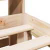vidaXL Letto Libreria senza Materasso 140x190 cm in Legno di Pino