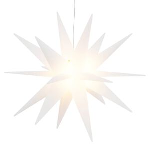 vidaXL Luce di Natale con LED Pieghevole Bianca 57 cm