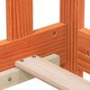 vidaXL Dormeuse senza Materasso Marrone Cera 80x200 cm Legno di Pino