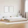 vidaXL Struttura letto a terra Naturale 213.5 x 104 x 9 cm