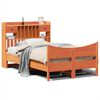 vidaXL Letto senza Materasso Marrone Cera 120x190 cm in Legno di Pino