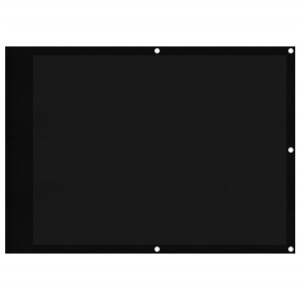 vidaXL Paravento da Balcone Nero 75x700 cm 100% Poliestere Oxford