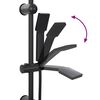 vidaXL Sistema Doccia Nero 45 x 20 x 96 cm Ottone, Sus201 e ABS
