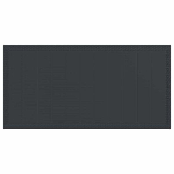 vidaXL Set da Pranzo per Giardino 7 pcs Antracite Polipropilene