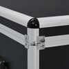 vidaXL Valigette 3 pz in Alluminio Nero
