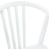 vidaXL Sedia da pranzo 2 pcs Bianco Legno di gomma massiccio