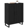 vidaXL Credenza Rovere Nero 69,5 x 34 x 90 cm