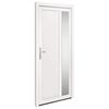 vidaXL Porta Ingresso Bianca 98x208 cm in PVC