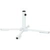 vidaXL Supporto Parasol Bianco Acciaio