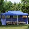 vidaXL Tenda per Feste Pop-up Pieghevole Blu 3 x 6 m
