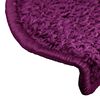 vidaXL Tappetini per scale 30 pz 65x21x4 cm Viola Semicircolari Grandi