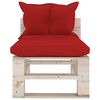 vidaXL Set Divani da Giardino Pallet 6 pz con Cuscini in Legno di Pino