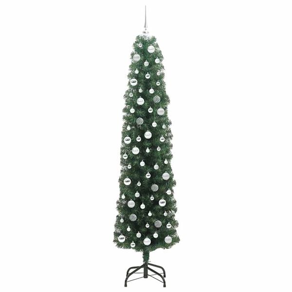 vidaXL Albero di Natale artificiale con 300 LED Verde 210 cm