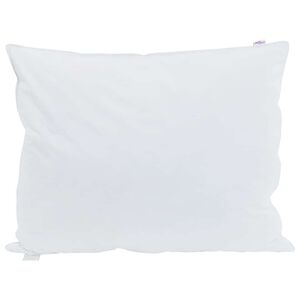 vidaXL Cuscino con cuscino Bianco 40 x 60 cm Piuma