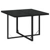 vidaXL Set da Pranzo da Giardino 9 pz con Cuscini Nero in Polyrattan