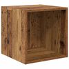 vidaXL Armadietto a muro 2 pcs Legno vecchio 37 x 37 x 37 cm