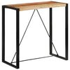 vidaXL Tavolo da Bar 110x55x110 cm in Legno Massello di Recupero