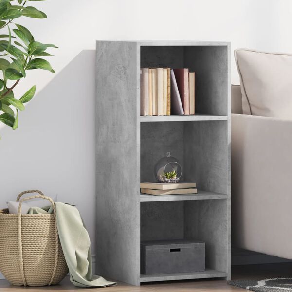 vidaXL Credenza Grigio Cemento 40x41x93 cm in Legno Multistrato