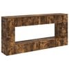 vidaXL Tavolo consolle Quercia Affumicata 155 x 29 x 74 cm