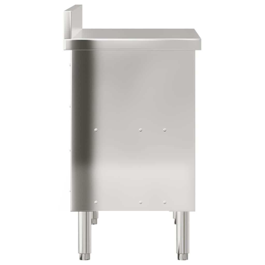 Supporto Verticale Per Utensili Da Cucina In Acciaio Inox - 18x10.5 Cm