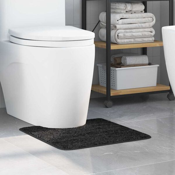vidaXL Tappeto Antiscivolo per Bagno con Taglio per Toilette