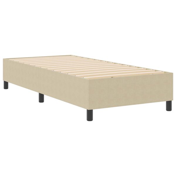 vidaXL Struttura letto piattaforma Grigio Verde 100 x 200 cm Tessuto