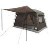 vidaXL Tenda Familiare Marrone Grigio 380 x 260 x 190 cm Poliestere