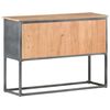 vidaXL Credenza Grigia 100x30x70 cm in Legno Massello di Acacia