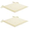 vidaXL Sedie da Giardino con Cuscini 2 pz in Massello di Acacia Grigio