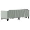 vidaXL Divano Letto con Letto Estraibile Grigio Chiaro 90x200 Velluto